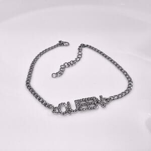 Crystal QUEEN link bracelet